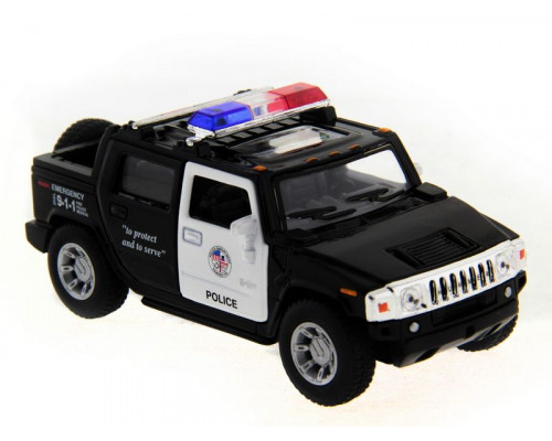 Машина Kinsmart 1:40 Hummer H2 Police инерция (1/12шт.) б/к