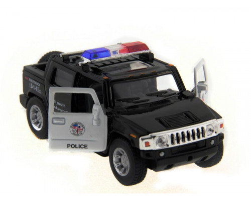 Машина Kinsmart 1:40 Hummer H2 Police инерция (1/12шт.) б/к