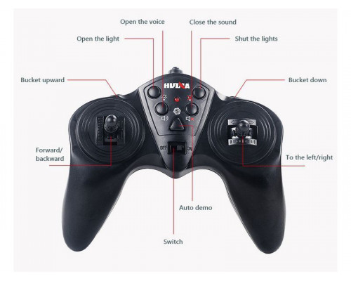 Радиоуправляемый самосвал HUI NA TOYS 2.4G 11CH 1/16 RTR