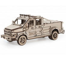 Деревянный конструктор Lemmo Грузовик пикап Эльтано, 262 детали