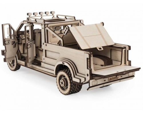 Деревянный конструктор Lemmo Грузовик пикап Эльтано, 262 детали