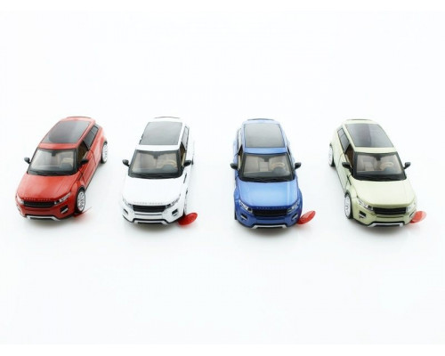 Машина 1:32 Range Rover Evoque свет, звук, инерция 13,5см (1/12шт) б/к