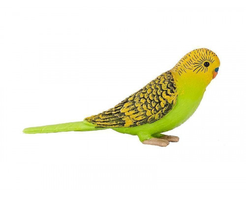 Фигурка KONIK Волнистый попугайчик, зеленый