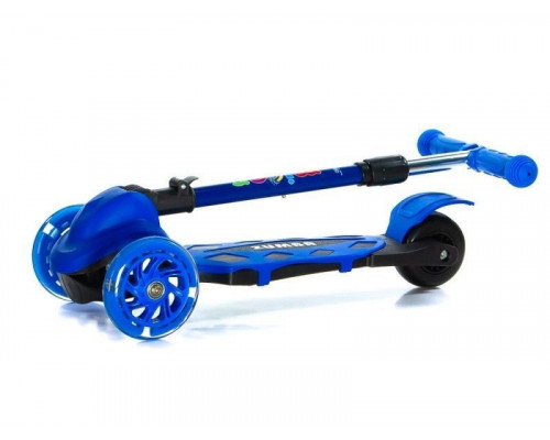 Самокат трехколесный Zumba  (синий)