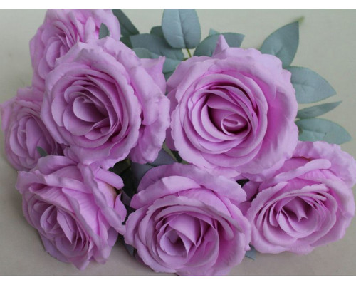 Картина мозаикой 15х20 ФИОЛЕТОВЫЕ РОЗЫ (9 цветов)