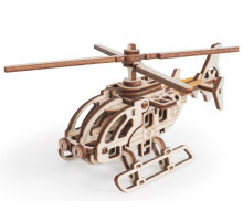 Деревянный конструктор Lemmo Вертолет "Стриж", 37 деталей