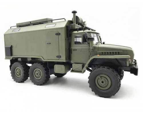 Радиоуправляемая машина WPL УРАЛ (зеленый) 6WD 2.4G 1/16 KIT