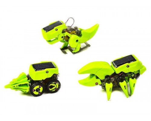 Конструктор на солнечных батареях Cute Sunlight Динозавр 3 в 1