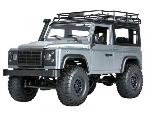 Радиоуправляемая машина MN MODEL англ. внедорожник Defender  D90 (серебристый) 4WD 2.4G 1/12 RTR