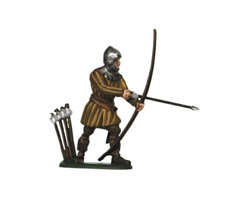 Сборные солдатики ZVEZDA Англ.пехота 100летней войны, 1/72