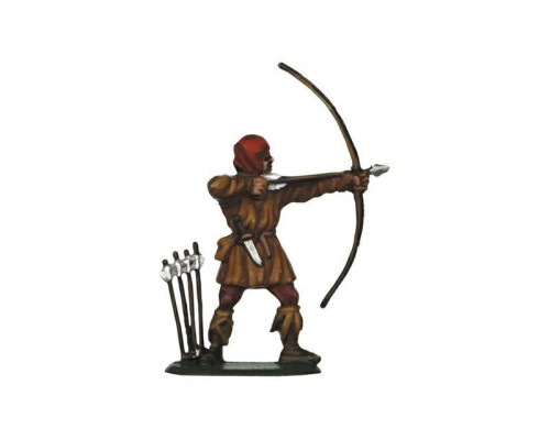 Сборные солдатики ZVEZDA Англ.пехота 100летней войны, 1/72