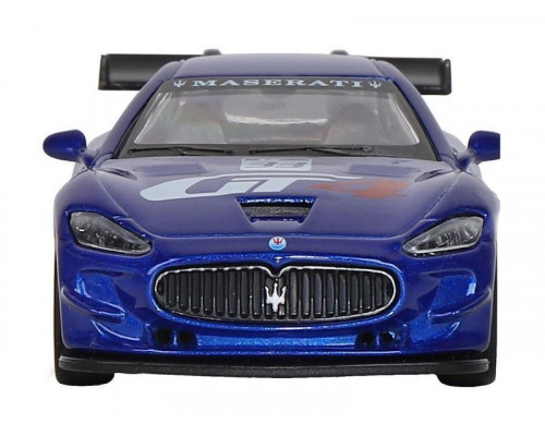 Машина АВТОПАНОРАМА Maserati Gran Turismo MC GT4, синий, 1/43, инерция, в/к 17,5*12,5*6,5 см