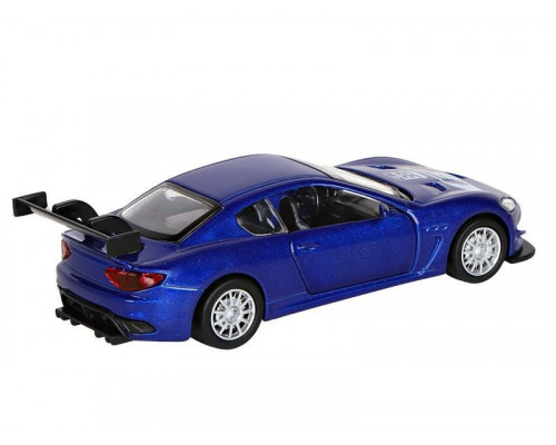 Машина АВТОПАНОРАМА Maserati Gran Turismo MC GT4, синий, 1/43, инерция, в/к 17,5*12,5*6,5 см