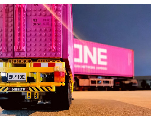 Конструктор RCM прицеп - контейнер (3565 деталей) для тягача YC-22013