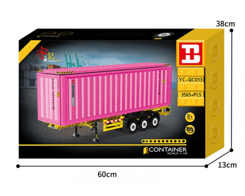 Конструктор RCM прицеп - контейнер (3565 деталей) для тягача YC-22013