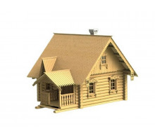 Сборная деревянная модель СВМодель. Сторожевой домик, 547 деталей, 1/72