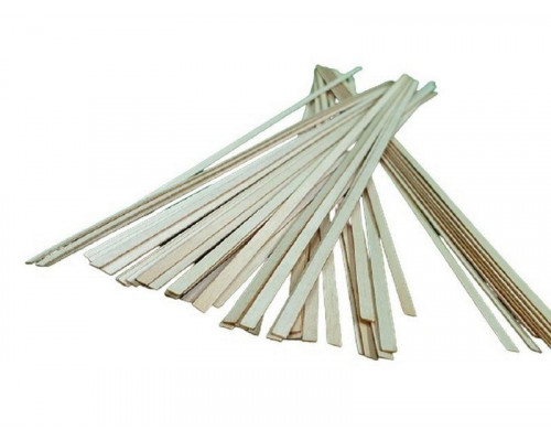 Деревянные рейки 0,6х4, длина 300 мм, 50 шт, ольха