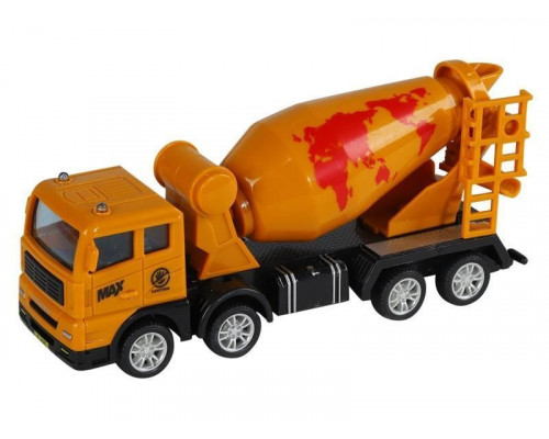 Машина AUTODRIVE Бетоновоз инерционная, в/п 26,4*4*18,5см