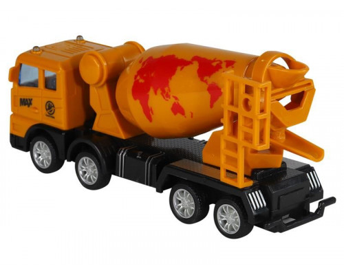 Машина AUTODRIVE Бетоновоз инерционная, в/п 26,4*4*18,5см