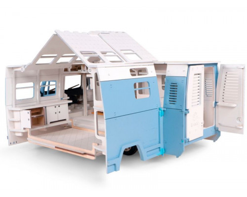 Деревянный конструктор Lemmo Трейлер ПИКНИК, 414 деталей