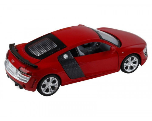 Машина АВТОПАНОРАМА Audi R8 GT, красный, 1/32, свет, звук, инерция, в/к 17,5*13,5*9 см