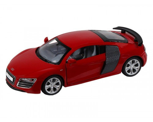 Машина АВТОПАНОРАМА Audi R8 GT, красный, 1/32, свет, звук, инерция, в/к 17,5*13,5*9 см