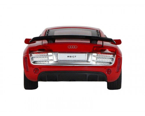 Машина АВТОПАНОРАМА Audi R8 GT, красный, 1/32, свет, звук, инерция, в/к 17,5*13,5*9 см