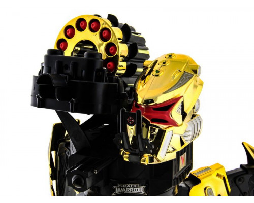Р/У боевой робот-паук Space Warrior, лазер, ракеты, золотой, Ni-Mh и З/У, 2.4G