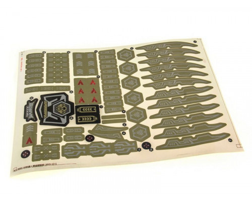 Р/У боевой робот-паук Space Warrior, лазер, ракеты, золотой, Ni-Mh и З/У, 2.4G