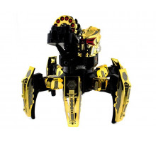 Р/У боевой робот-паук Space Warrior, лазер, ракеты, золотой, Ni-Mh и З/У, 2.4G