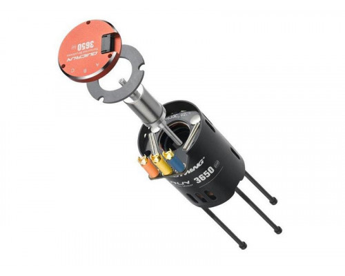 Бесколлекторный сенсорный мотор Hobbywing QUICRUN-3650SD-8.5T-BLACK-G2 (4560KV, 3,17/15мм, 1/10)