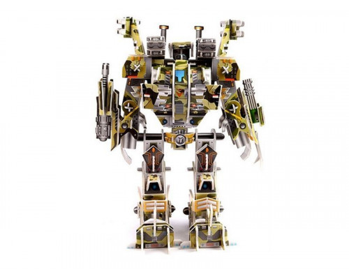3D пазлы из пенокартона РОБОТ ШТУРМОВИК (106 деталей)
