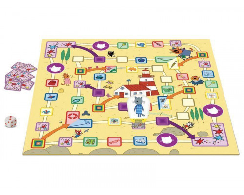 Настольная игра ZVEZDA Три кота. Поход к маяку., детская