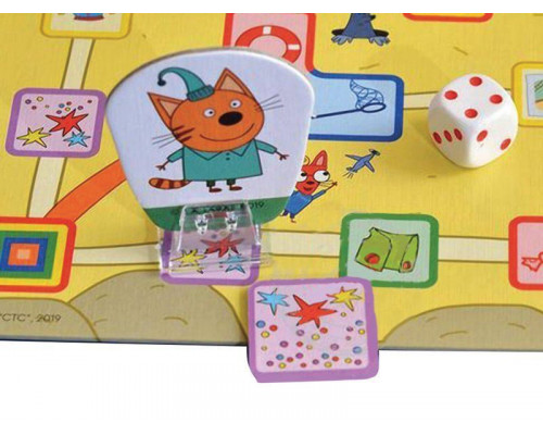 Настольная игра ZVEZDA Три кота. Поход к маяку., детская