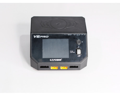 Универсальное зарядное устройство G.T.Power V6PRO Dual Power 7-30/220В, 16Aх2, USB, Wireless 7.5W