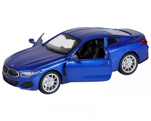 Машина АВТОПАНОРАМА BMW M850i Coupé, 1/44, синий, инерция, откр. двери, в/к 17,5*12,5*6,5 см