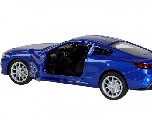 Машина АВТОПАНОРАМА BMW M850i Coupé, 1/44, синий, инерция, откр. двери, в/к 17,5*12,5*6,5 см