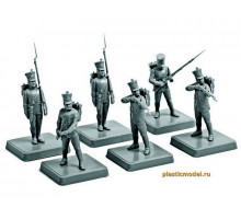 Сборные солдатики ZVEZDA Наполеоника: Французская линейная пехота, 1/72