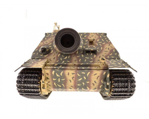 Р/У танк Torro Sturmtiger Panzer 1/16  2.4G, зеленый, ИК-пушка, деревянная коробка