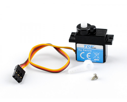 Сервомашинка 9g для планера Top RC Lightning 2100 (руль), провод 150мм