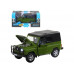 Машина АВТОПАНОРАМА УАЗ-469, хаки, 1/24, свет, звук, инерция, тент, в/к 22*12*11