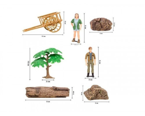 Набор фигурок животных MASAI MARA ММ205-050 серии На ферме: Ферма игрушка 14 пр.