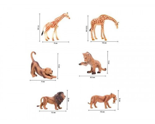 Набор фигурок животных MASAI MARA ММ205-050 серии На ферме: Ферма игрушка 14 пр.