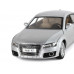 Машина АВТОПАНОРАМА Audi A7, серебряный, 1/24, свет, звук, в/к 24,5*12,5*10,5 см