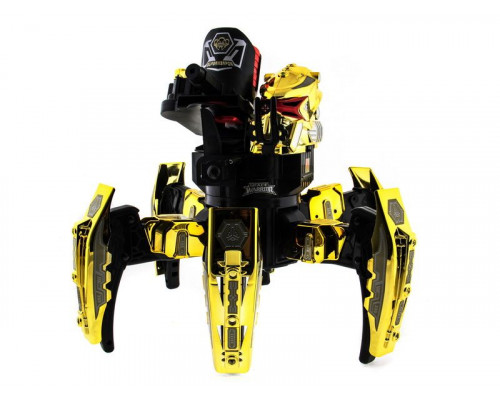 Р/У боевой робот-паук Space Warrior, лазер, диски, золотой, Ni-Mh и З/У, 2.4G
