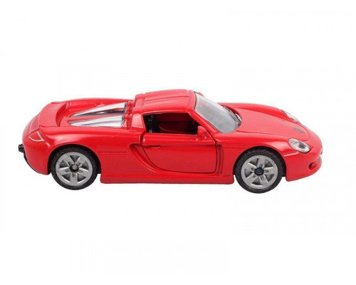 Легковой автомобиль Siku 1001 Porsche Carrera GT 1/55, 9.7 см, красный