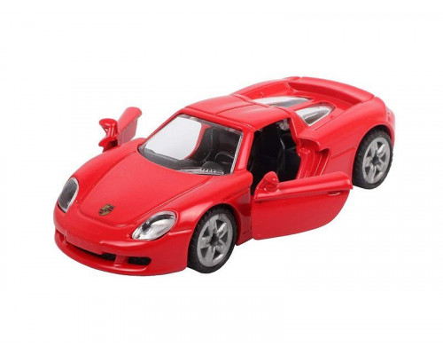 Легковой автомобиль Siku 1001 Porsche Carrera GT 1/55, 9.7 см, красный