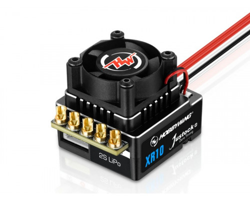 Бесколлекторный регулятор Hobbywing XERUN-XR10-Justock-Black-G3 (60A-380A, 1/10, 1/12)