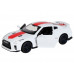 Машина АВТОПАНОРАМА Nissan GT-R (R35), 1/32, белый, свет, звук, в/к 18*9*13,5 см
