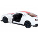 Машина АВТОПАНОРАМА Nissan GT-R (R35), 1/32, белый, свет, звук, в/к 18*9*13,5 см